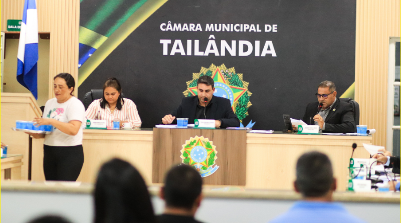 Câmara Municipal de Tailândia realiza 7ª Sessão Ordinária